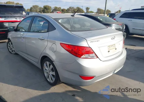 2014 Hyundai Accent Gls из США, поврежденный, VIN KMHCU4AE6EU728422